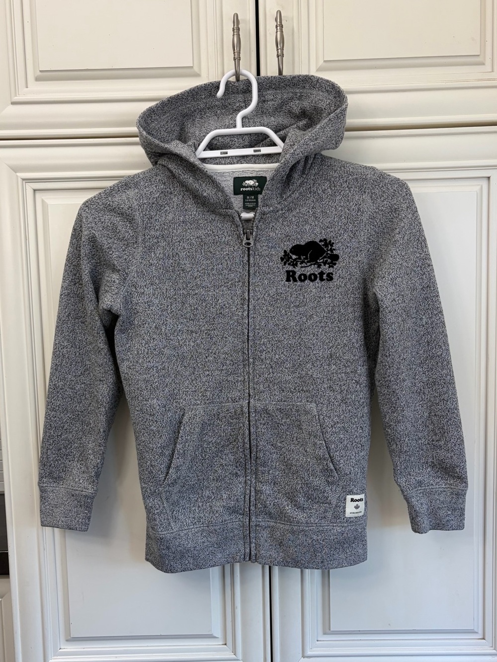 Roots salt & pepper youth zip hoodie